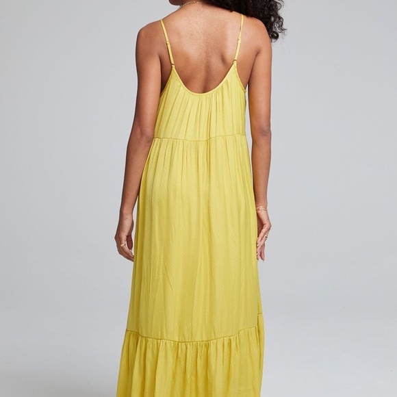 saltwater LUXE Celine Dotted Citrus Maxi Dress EUC - Picture 2 of 8